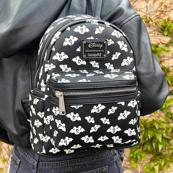 Loungefly Handbags - Loungefly Disney Mickey Mouse Bat Glow in the dark backpack